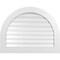 Ekena Millwork Round Top Surface Mount PVC Gable Vent: Functional, w/ 3-1/2"W x 1"P Standard Frame, 36"W x 28"H GVPRT36X2801SF - alternate 1
